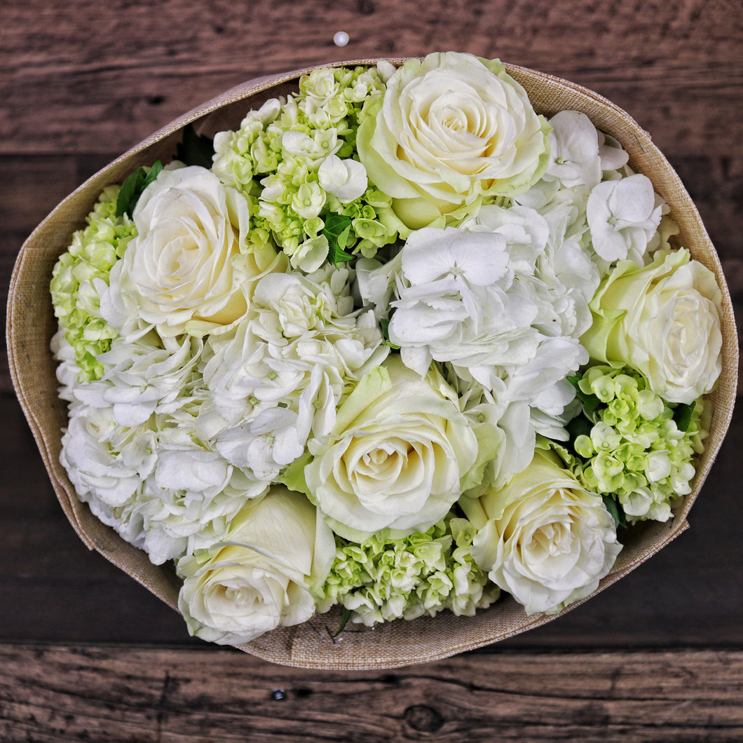 White and Green Bouquet